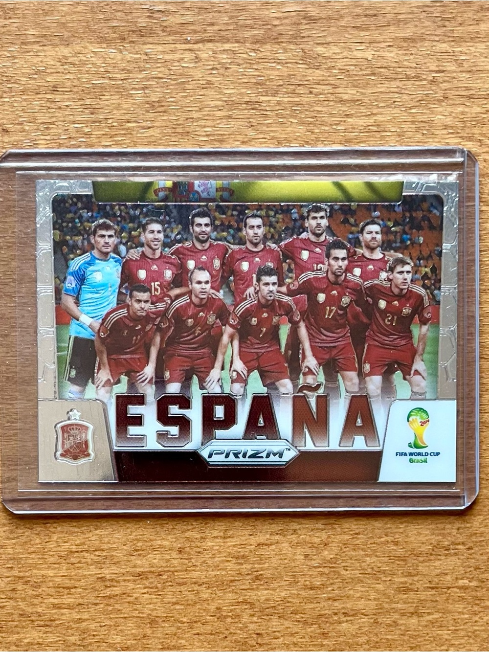 2014 Panini Prizm Spain World Cup Team Card